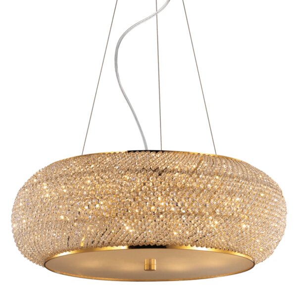 Závěsné svítidlo Ideal lux 082257 PASHA SP10 ORO 10xE14 40W