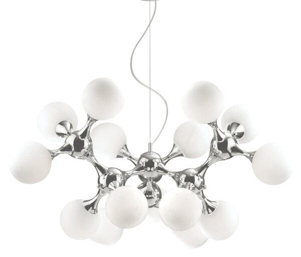 Závěsné svítidlo Ideal lux 082073 nodi BIANCO SP15 15xE14 40W