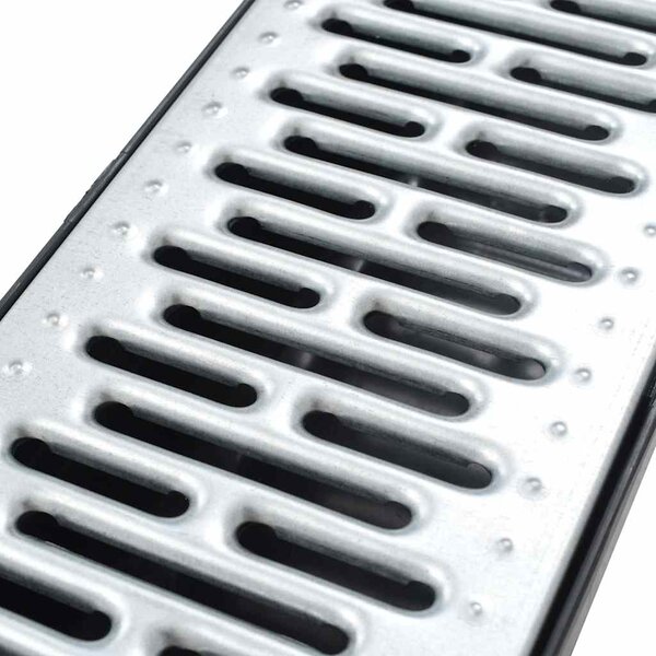 Odtokové kanály 6 ks pozinkovaná ocel 6 m 142879