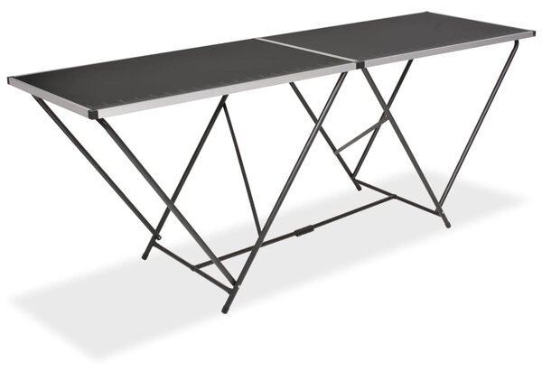Skládací tapetovací stůl MDF a hliník 200 x 60 x 78 cm 142920