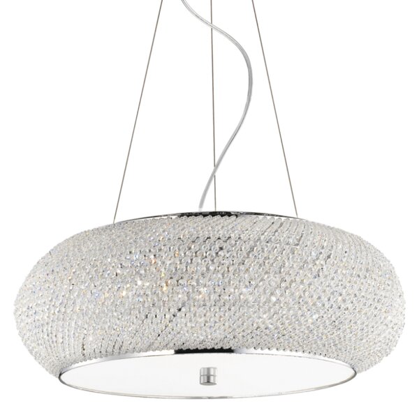Závěsné svítidlo Ideal lux 082196 PASHA SP10 CROMO 10xE14 40W