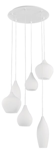 Závěsné svítidlo Ideal lux 087818 SOFT SP6 BIANCO 6xE14 40W