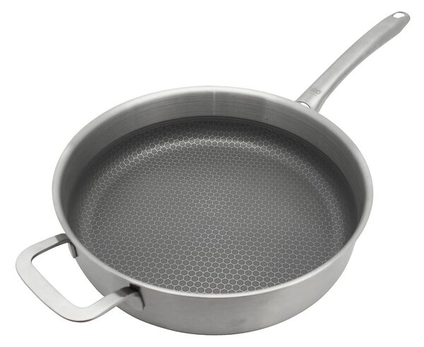 Relief Solution Hluboká pánev s pomocnou rukojetí a skleněnou poklicí Ø 28 cm ELO 32458