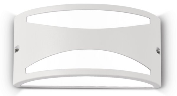 Exteriérové ​​nástěnné svítidlo Ideal lux 092430 REX-3 AP1 BIANCO 1xE27 60W IP44