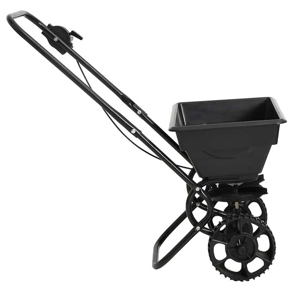 Ručně tlačené rozmetadlo soli PVC a ocel 80 x 46 x 75 cm 15 L 142965