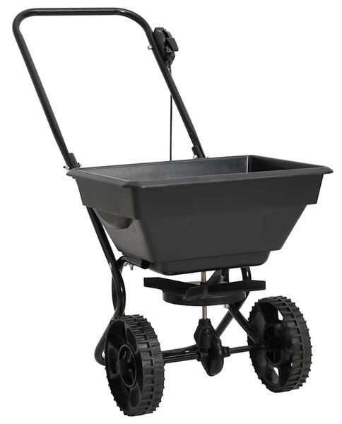 Ručně tlačené rozmetadlo soli PVC a ocel 80 x 46 x 75 cm 15 L 142965