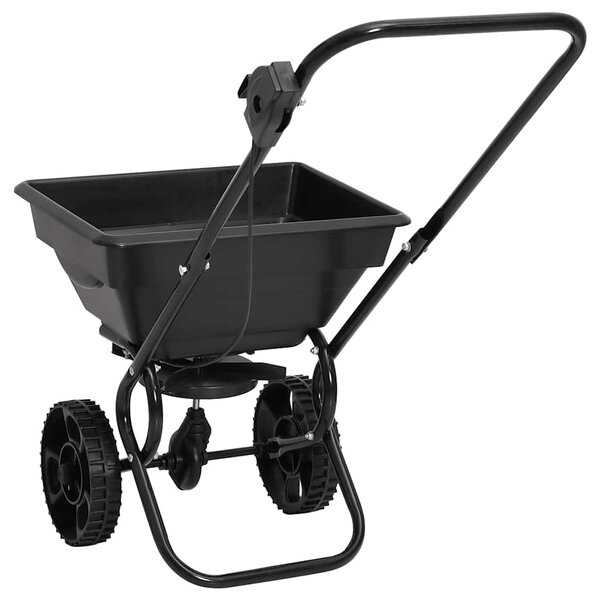 Ručně tlačené rozmetadlo soli PVC a ocel 80 x 46 x 75 cm 15 L 142965