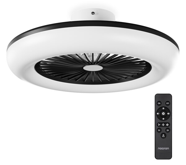 Noaton 11055B (2024) Callisto, černá, stropní ventilátor se světlem
