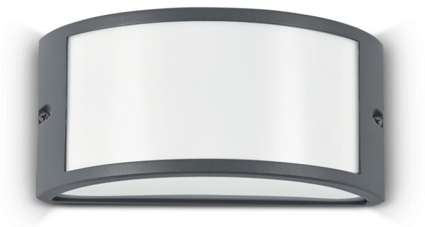Exteriérové ​​nástěnné svítidlo Ideal lux 092409 REX-1 AP1 antracit 1xE27 60W IP44