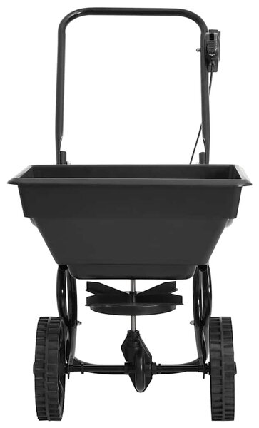 Ručně tlačené rozmetadlo soli PVC a ocel 80 x 46 x 75 cm 15 L 142965