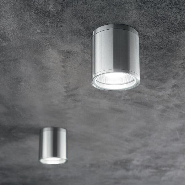 Exteriérové ​​stropní svítidlo Ideal lux 092324 GUN PL1 ALLUMINIO 1xGU10 28W IP44 IP44