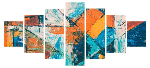 Obraz - Abstrakce (210x100 cm)