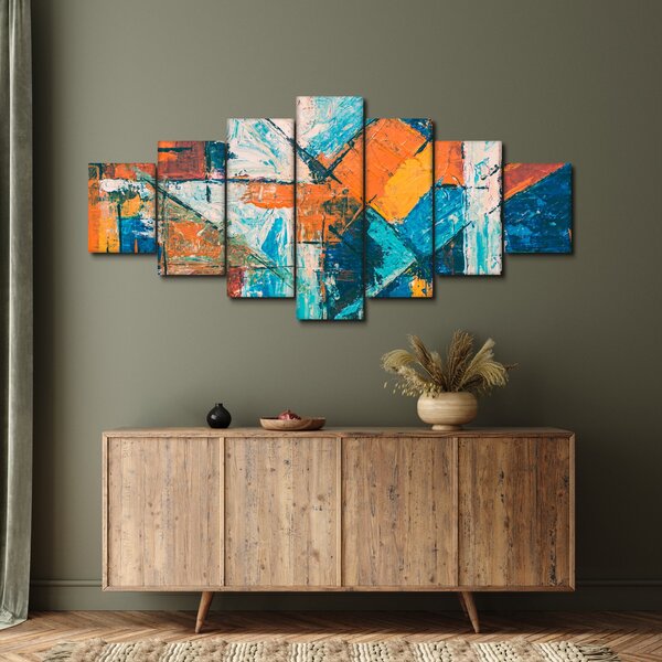 Obraz - Abstrakce (210x100 cm)