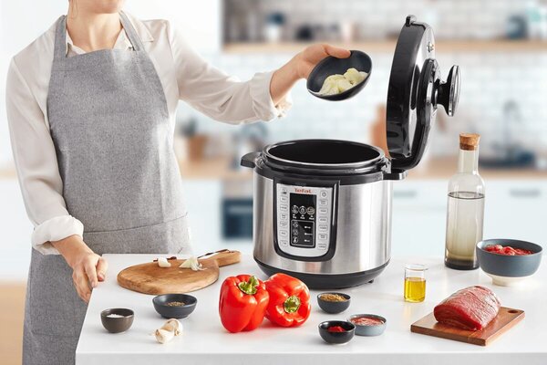 One Pot Multifunkční elektrický hrnec, nerezový/černý TEFAL CY505EE0