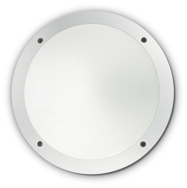 Exteriérové ​​nástěnné svítidlo Ideal lux 096667 LUCIA-1 AP1 BIANCO 1xE27 23W IP66