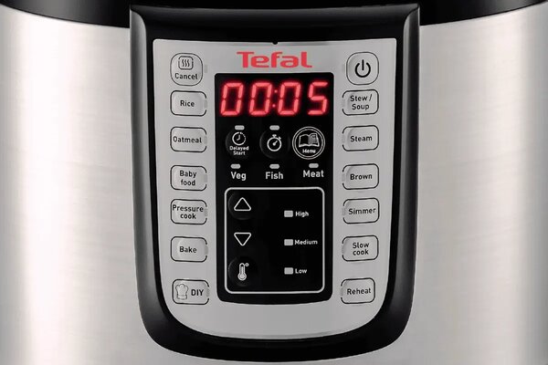 One Pot Multifunkční elektrický hrnec, nerezový/černý TEFAL CY505EE0