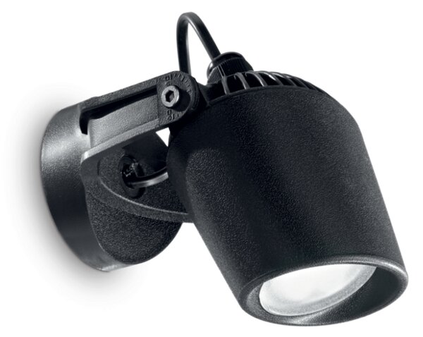 Exteriérové ​​nástěnné svítidlo Ideal lux 096476 MINITOMMY/ELIO AP1 NERO 1xGU10 23W 4000K IP66