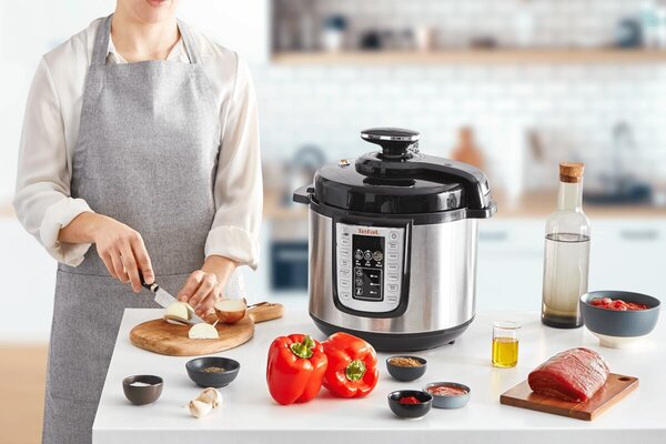 One Pot Multifunkční elektrický hrnec, nerezový/černý TEFAL CY505EE0