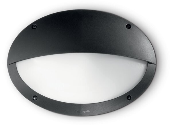 Exteriérové ​​nástěnné svítidlo Ideal lux 096728 Maddie-2 AP1 NERO 1xE27 23W IP66