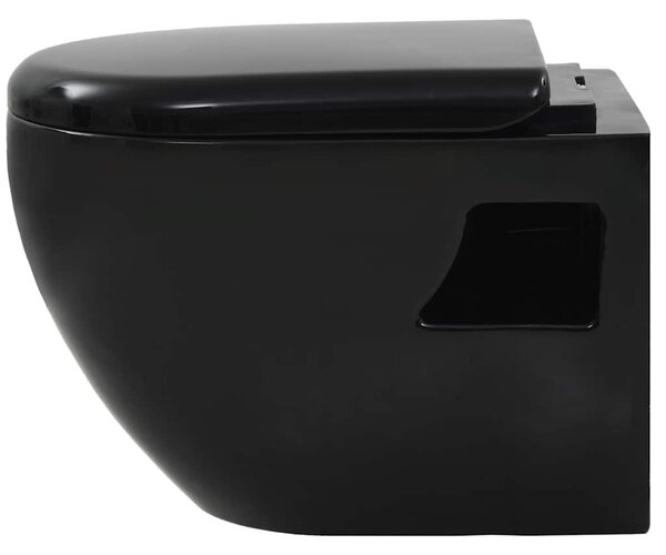 Závěsné WC keramické černé 143023
