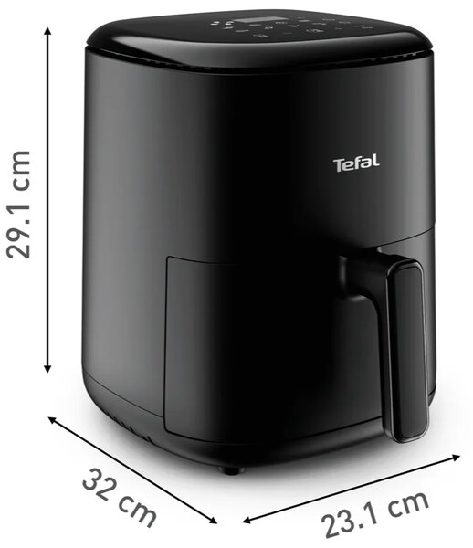 Easy Fry Compact Horkovzdušná fritéza 3 l, černá TEFAL EY145810