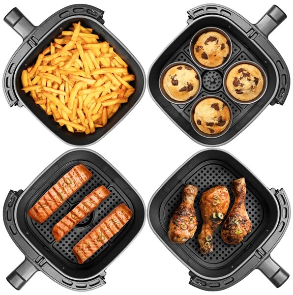 Easy Fry Compact Horkovzdušná fritéza 3 l, černá TEFAL EY145810