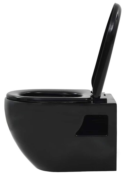 Závěsné WC keramické černé 143023