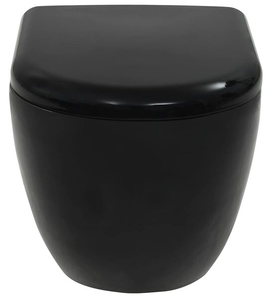 Závěsné WC keramické černé 143023