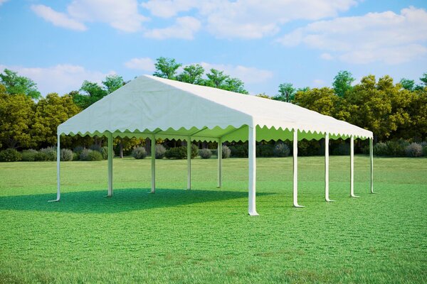 Párty stan 6x8 m STANDARD - ohnivzdorný barva Modro-bílá