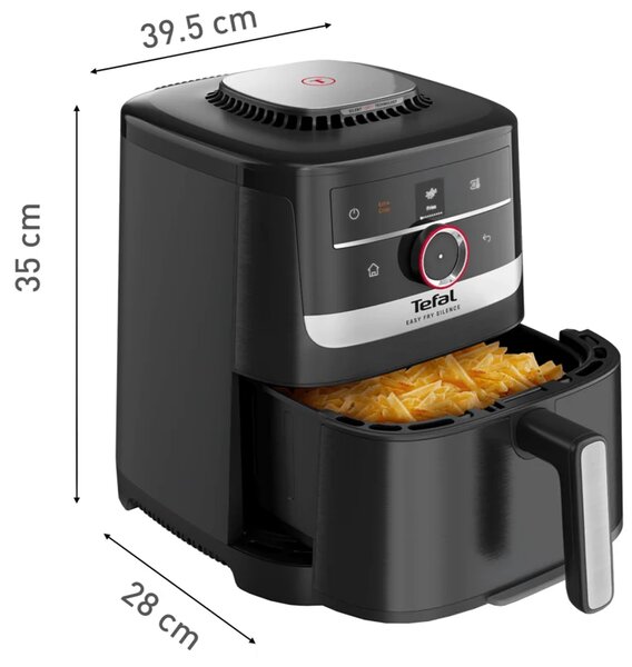 Easy Fry Silence Horkovzdušná fritéza 5 l, černá TEFAL EY5728E1