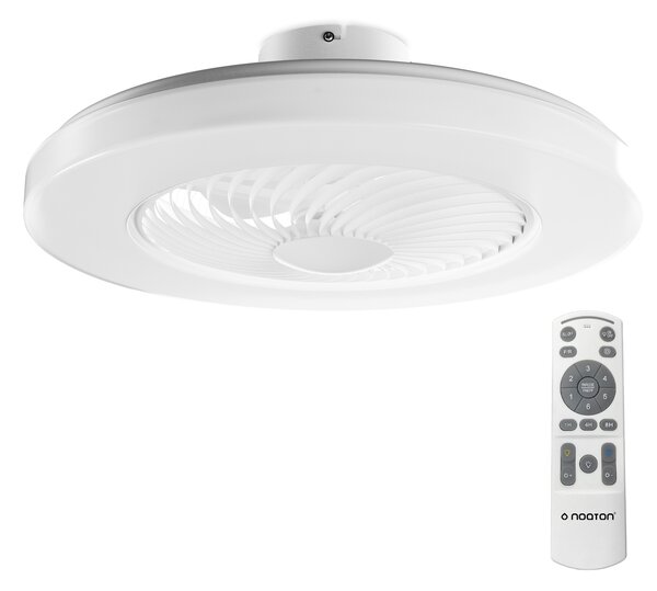 Noaton 12058W Triton, bílá, stropní ventilátor se světlem