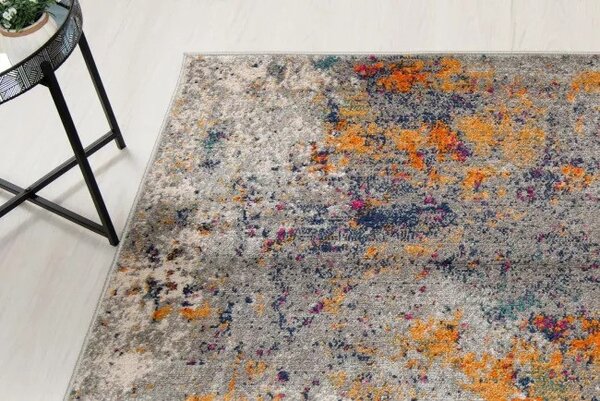 Makro Abra Kusový koberec DENVER G029D Abstraktní moderní vícebarevný Rozměr: 80x150 cm