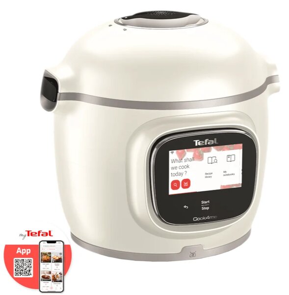 Cook4me+ Touch Pro Multifunkční elektrický tlakový hrnec, bílý TEFAL CY9441F2
