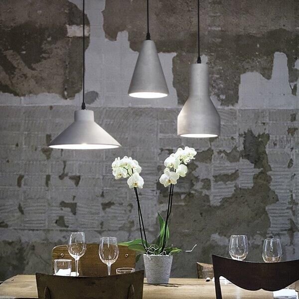 Závěsné svítidlo Ideal lux 110417 OIL-1 SP1 cementu 1xE27 15W