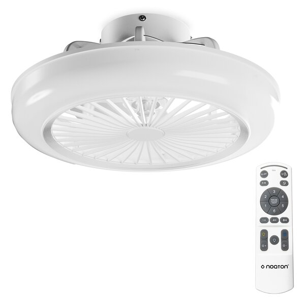 Noaton 11045W Polaris, bílá, stropní ventilátor se světlem (Zánovní)