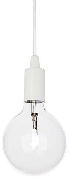 Závěsné svítidlo Ideal lux 113302 EDISON SP1 BIANCO 1xE27 60W 3000K bílá