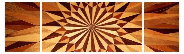 Obraz - Dřevěná koláž (170x50 cm)