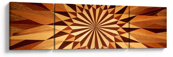 Obraz - Dřevěná koláž (170x50 cm)