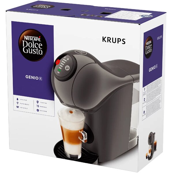 Nescafé Dolce Gusto Genio S Kapslový kávovar, antracitový KRUPS KP243B10