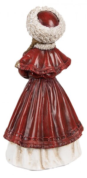 Figurka holčičky v šatech se štuclíkem – 9x7x17 cm