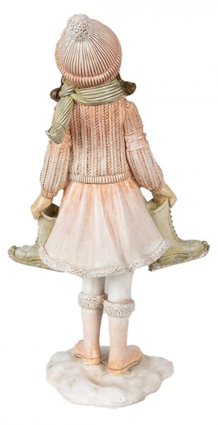 Figurka holčičky s bruslemi – 21 cm