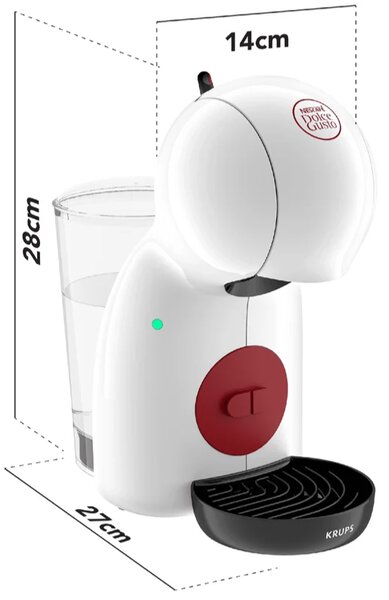Nescafé Dolce Gusto Piccolo XS Kapslový kávovar, bílý KRUPS KP1A3110