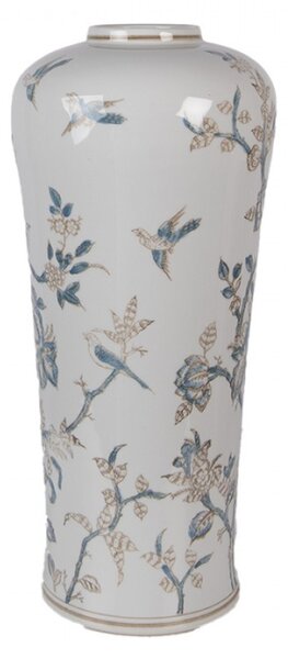Vysoká keramická váza v čínském stylu Jingdezhen – 17x39 cm