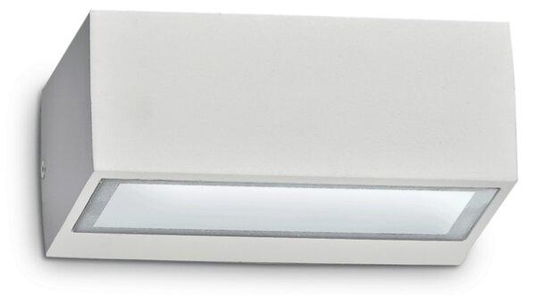 Exteriérové ​​nástěnné svítidlo Ideal lux 115351 TWIN AP1 BIANCO 1xG9 28W IP44