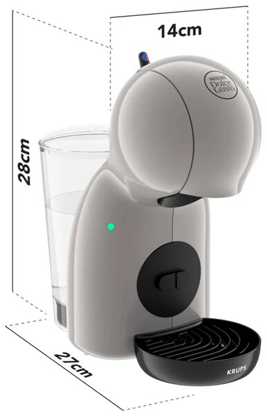 Nescafé Dolce Gusto Piccolo XS Kapslový kávovar, sv.šedý KRUPS KP1A3AF0