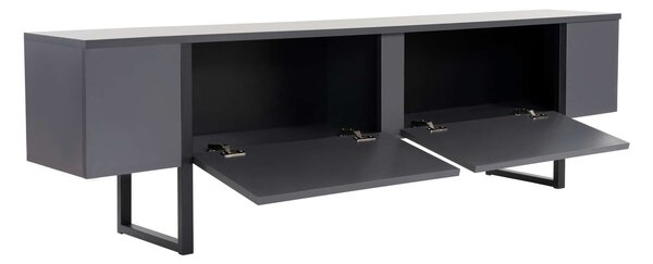 TV stolek/skříňka Sancuty (antracit + černá)