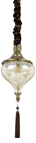 Závěsné svítidlo Ideal lux 115979 HAREM SP1 1xE27 60W leštěný