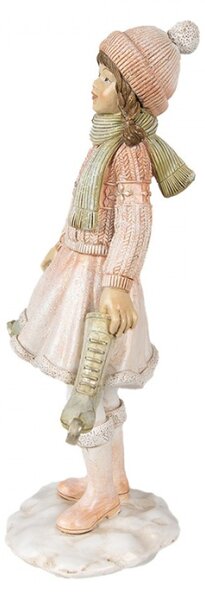 Figurka holčičky s bruslemi – 21 cm