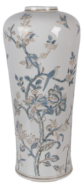 Vysoká keramická váza v čínském stylu Jingdezhen – 17x39 cm