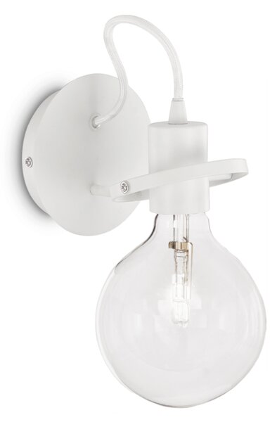 Nástěnné svítidlo Ideal lux 119465 RADIO AP1 BIANCO 1xE27 60W 3000K